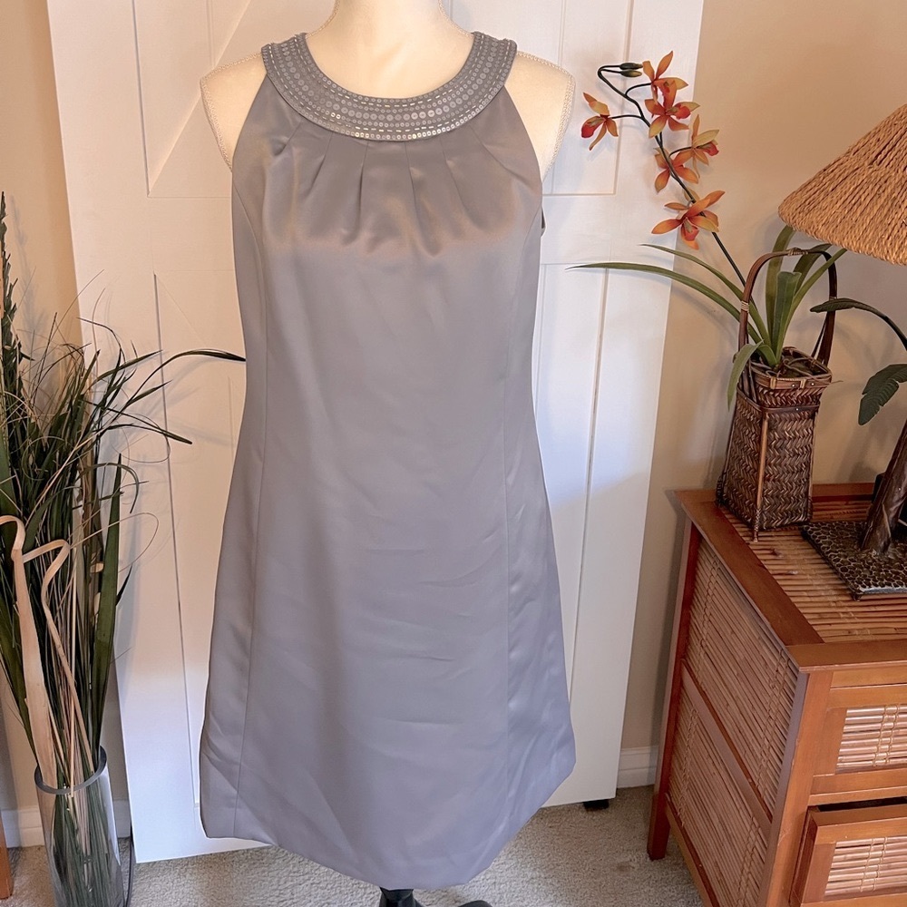 LOFT (Ann Taylor) Sleeveless Dress with Sequin Detail